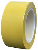 Лента для разметки и маркировки пола ПВХ желтая 50мм*33м
